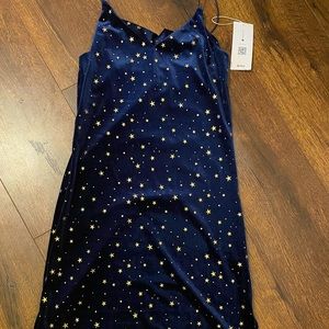 ROMWE Celestial Velvet Dress